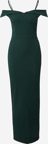 WAL G. Aftonklänning i grön: framsida