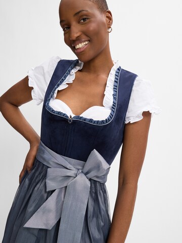 Krüger Madl Dirndl in Blauw