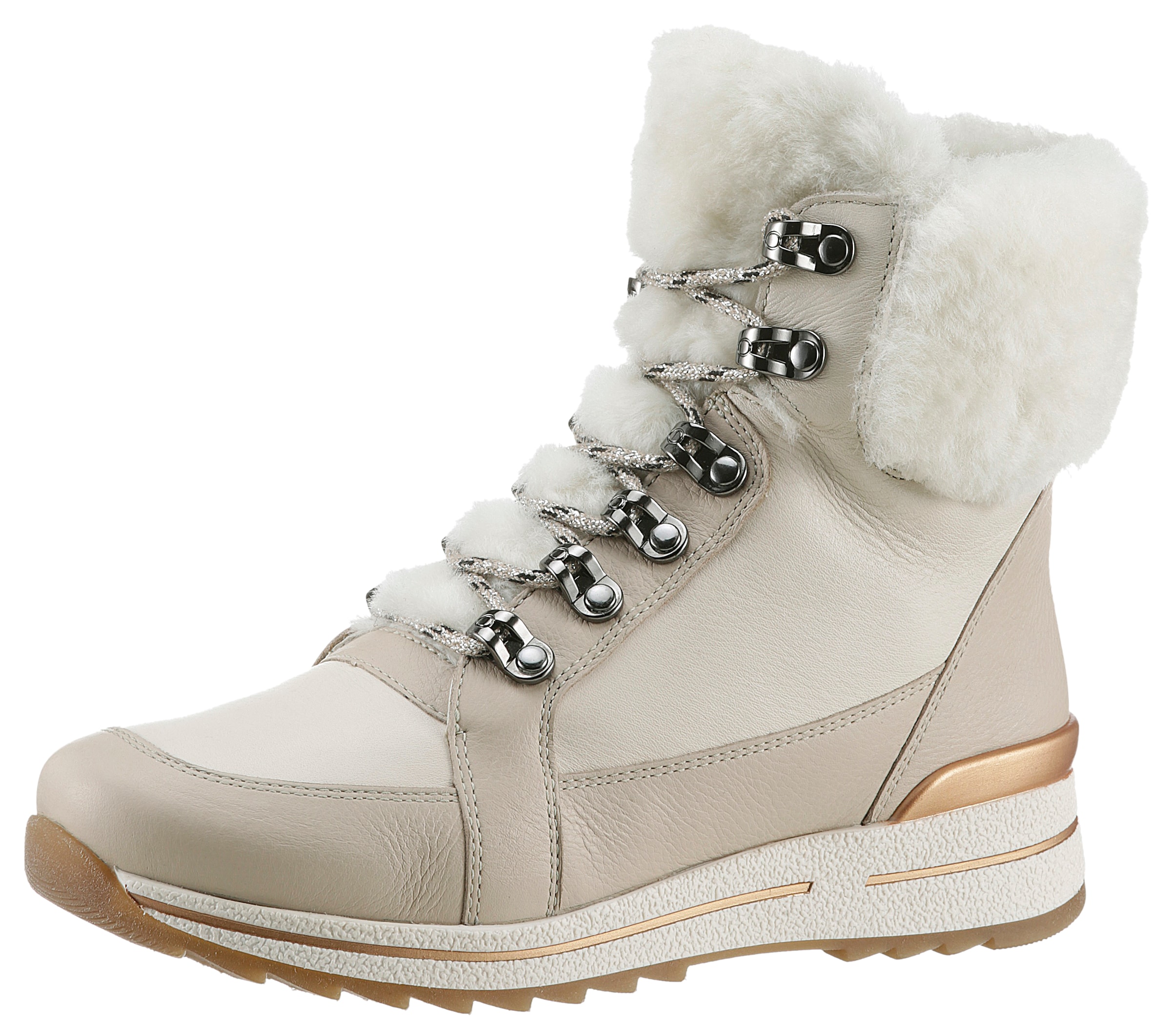 ARA Snow boots in Beige: front