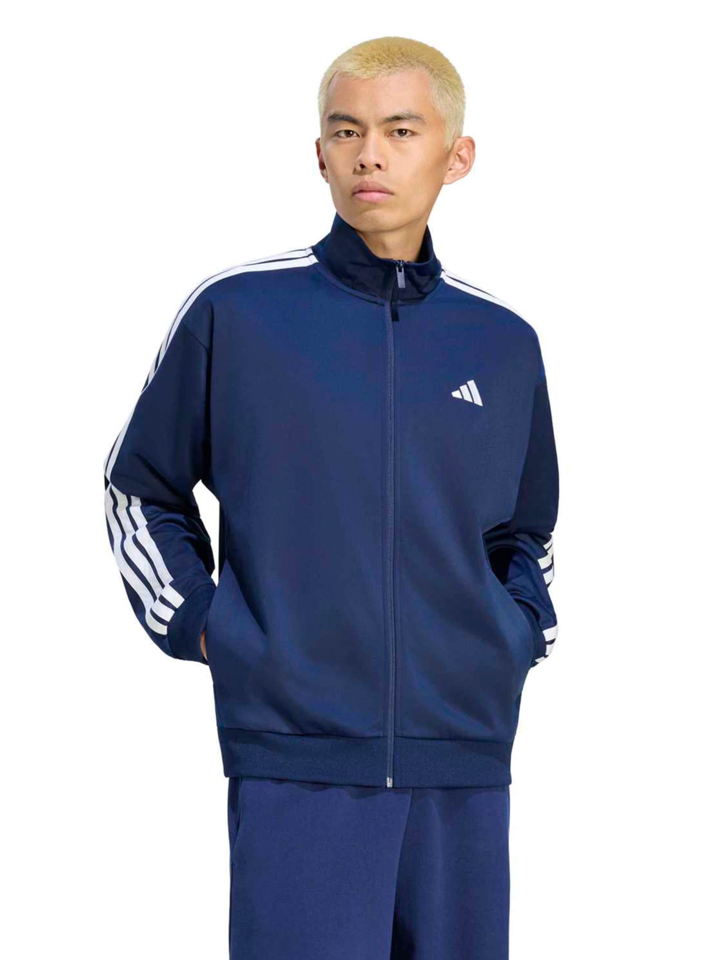 ADIDAS SPORTSWEARJakna za vježbanje 'DAYRDY' - plava boja: prednji dio