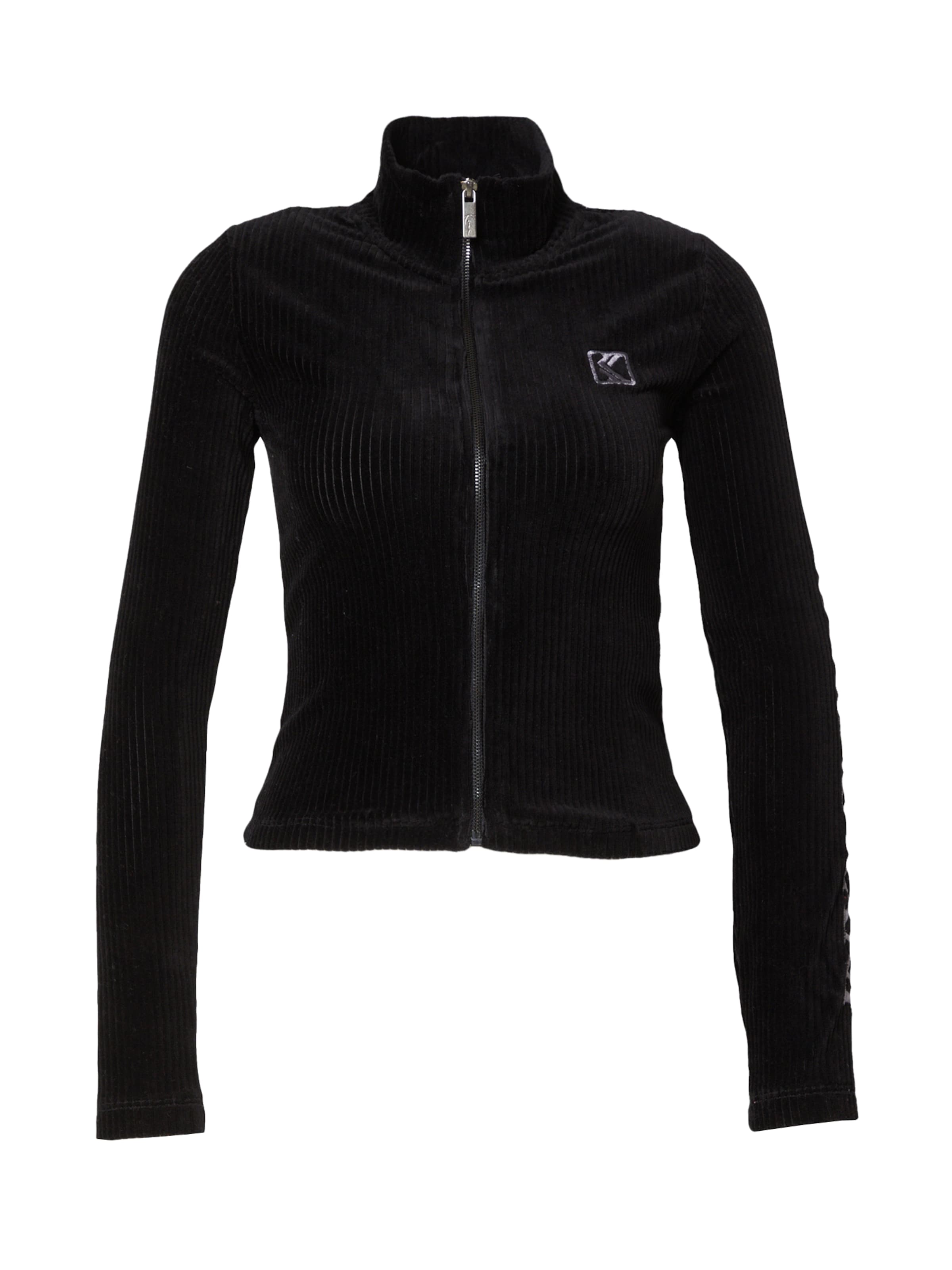 Karl Kani Veste mi-saison en gris / noir, Vue avec produit