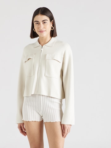 Cardigan 'Tammy' minus en beige : devant