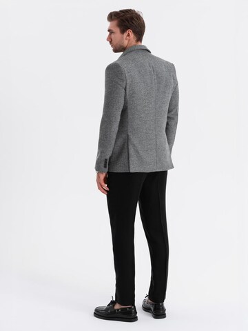 Coupe regular Veste de costume Ombre en gris