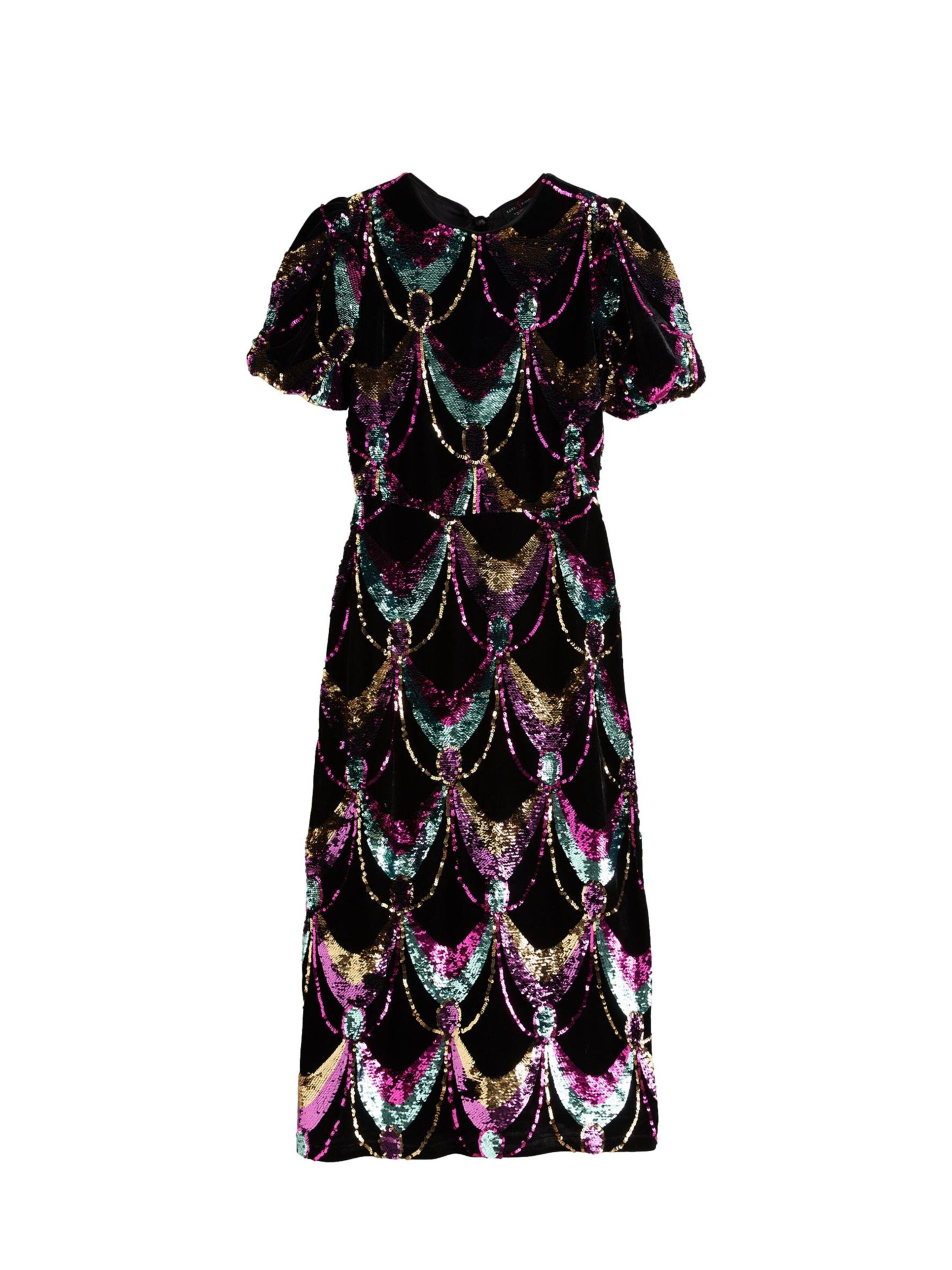 love & roses Dress in Black: front