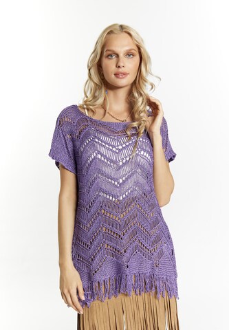 IZIA - Jersey en lila: frente