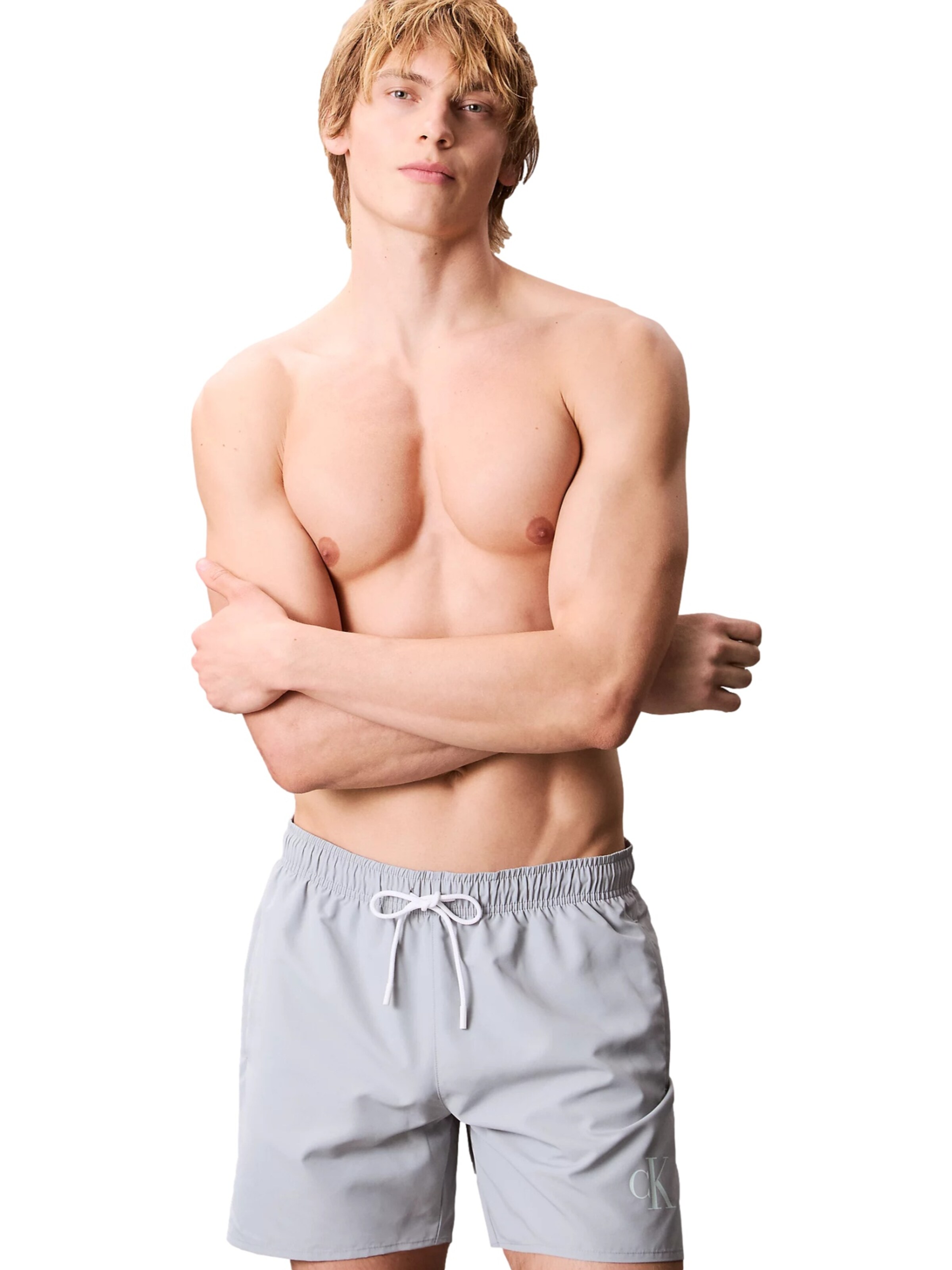 Pantaloncini da bagno di Calvin Klein in grigio
