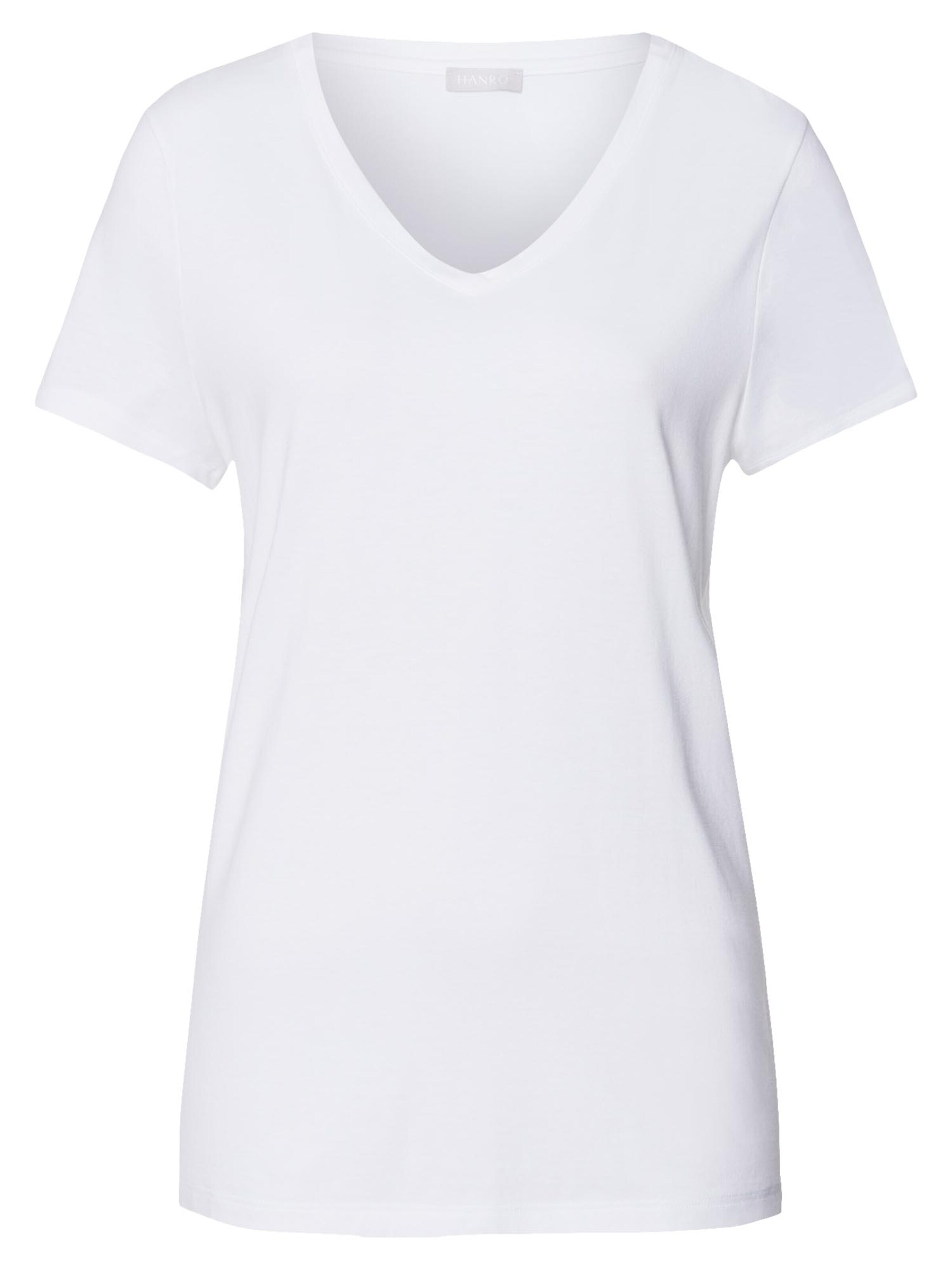Hanro Schlafshirt 'Sleep & Lounge'‌‌‌‌‌‌‌‌‌ in Weiß: Vorderseite