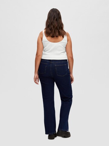 Selected Femme Curve Bootcut Jeans 'Brigitte' in Blauw