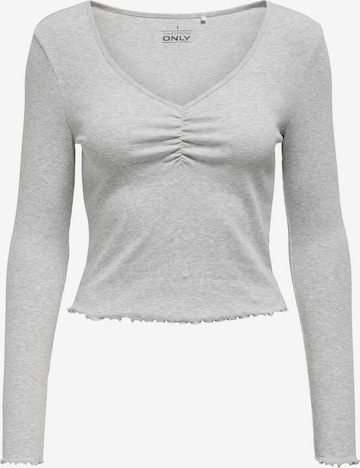ONLY Shirt 'ONLBetty' in Grau: Vorderseite