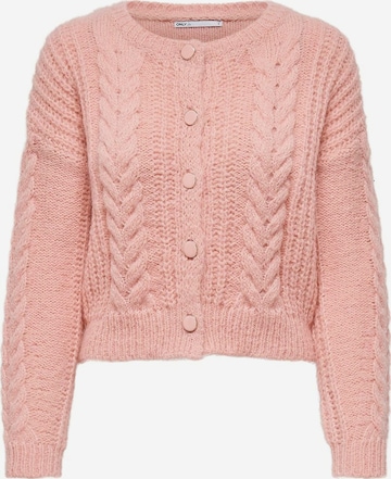 ONLY Knit Cardigan in Pink: front