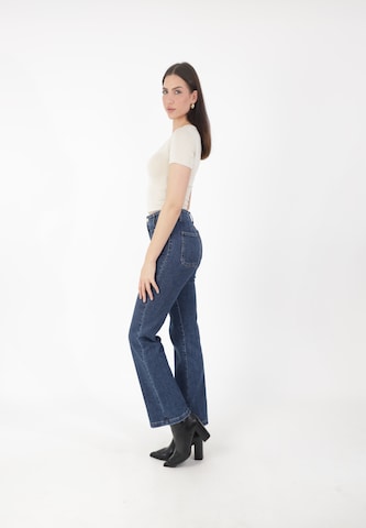 Elara Loosefit Broek in Blauw