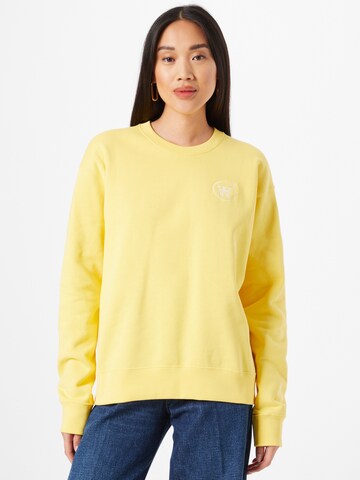 WOOD WOOD Sweatshirt 'Jess' in Yellow: front