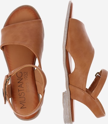 MUSTANG Strap Sandals in Brown