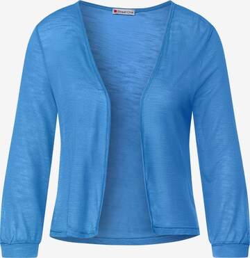 STREET ONE Knit Cardigan in Blue: front