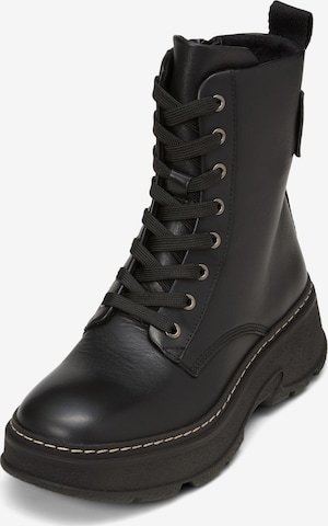 Marc O'Polo Lace-up bootie 'Elisa' in Black: front