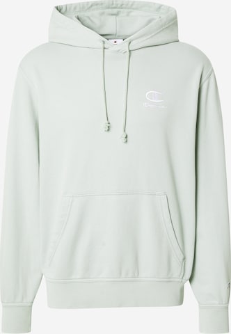 Champion Authentic Athletic Apparel Sweatshirt in Green: front