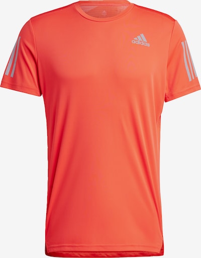 ADIDAS SPORTSWEAR T-Shirt fonctionnel 'Own the Run' en gris fumé / rouge clair, Vue avec produit