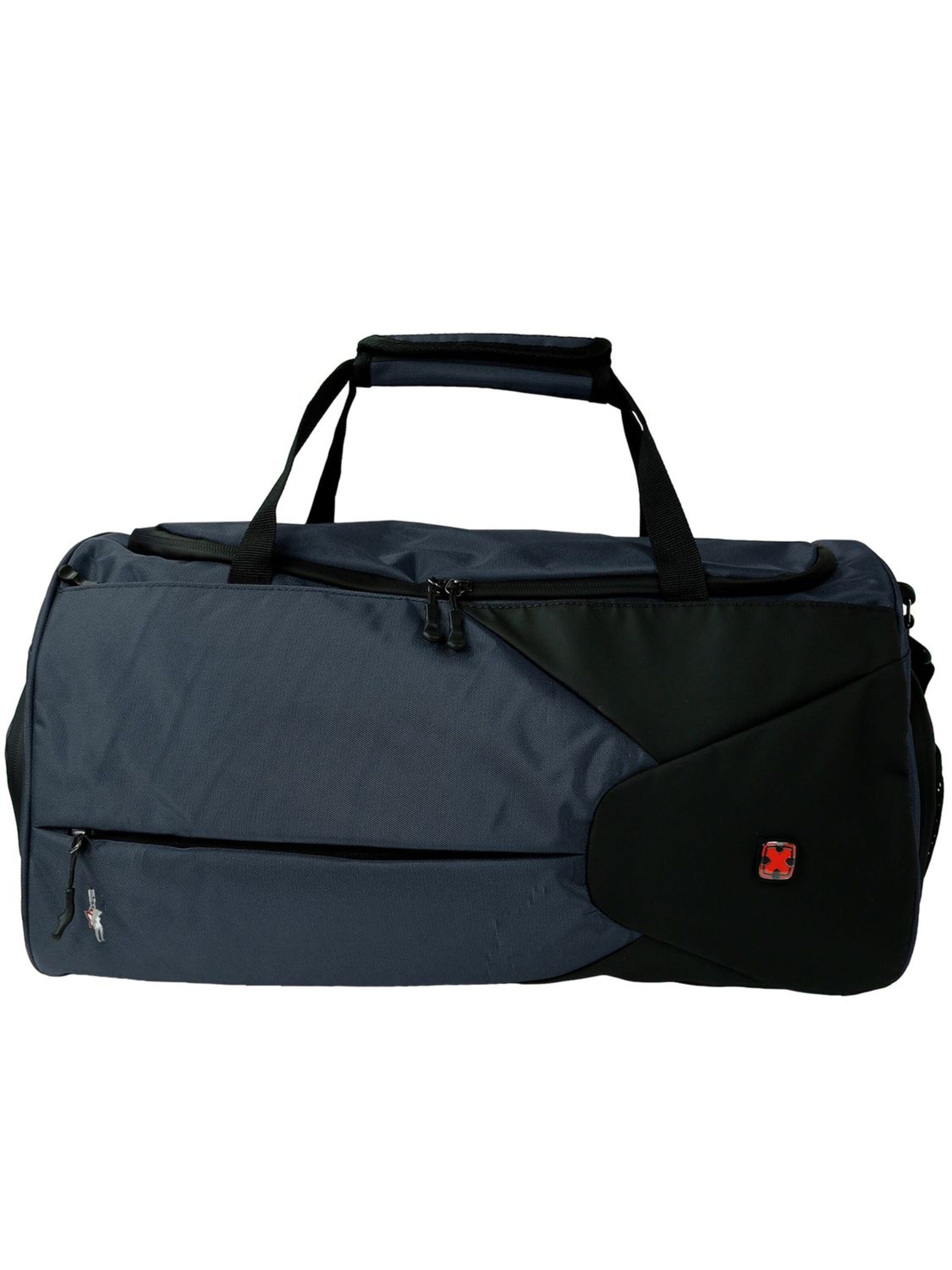 Travel N Meet - Bolsa para gimnasio en gris: frente