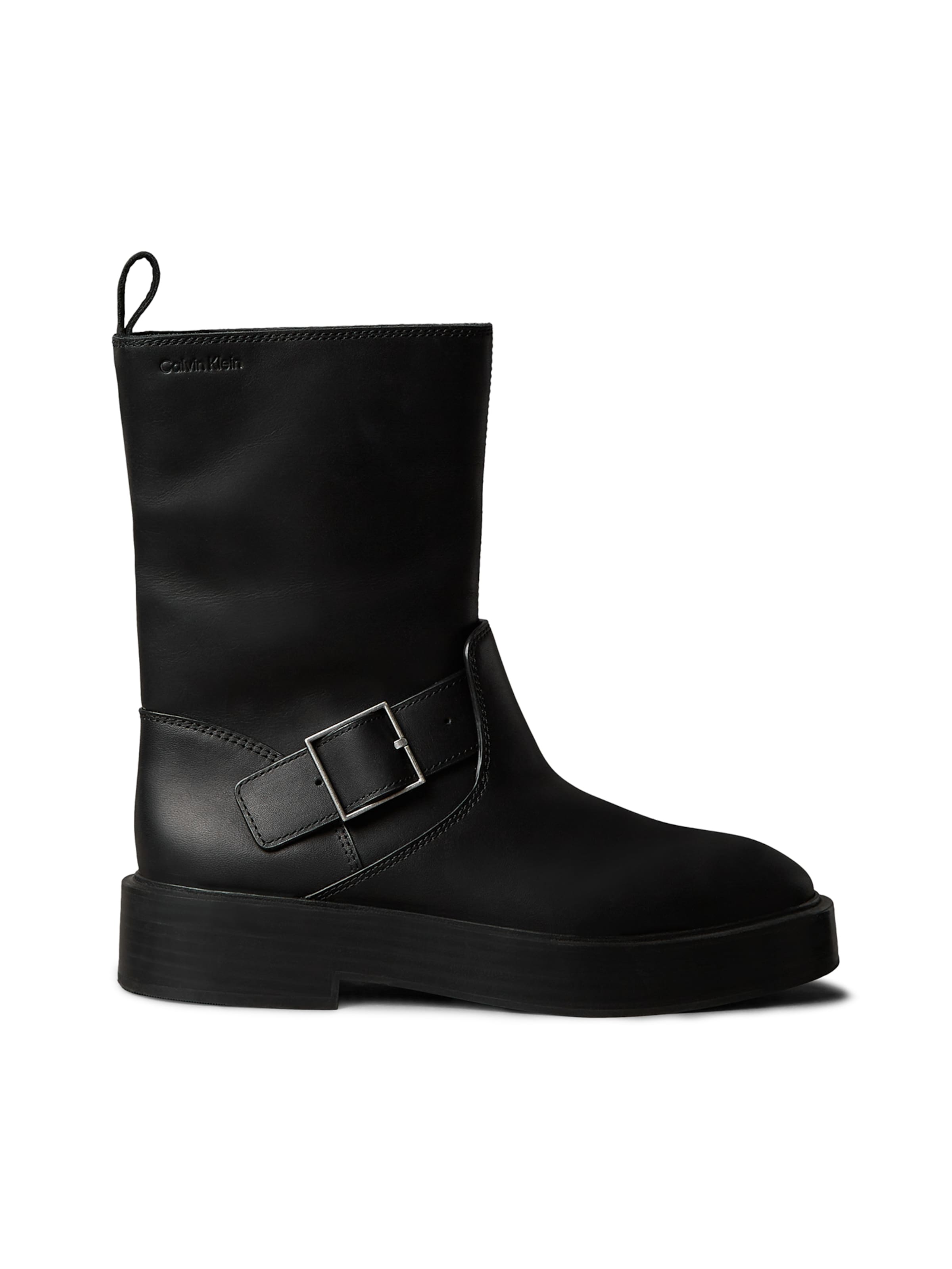 Boots Calvin Klein en noir : devant
