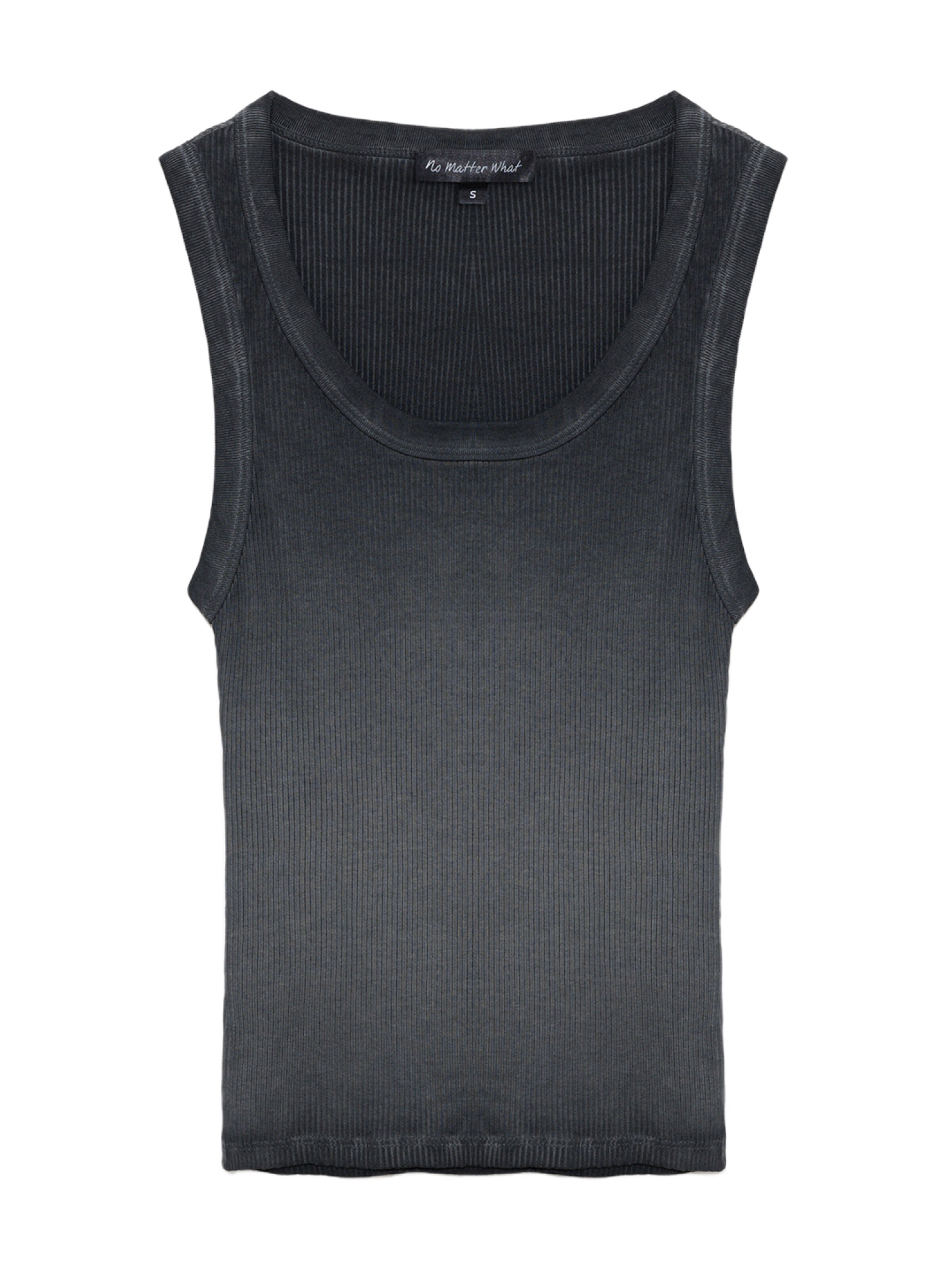 No Matter What Top in Grijs: voorkant