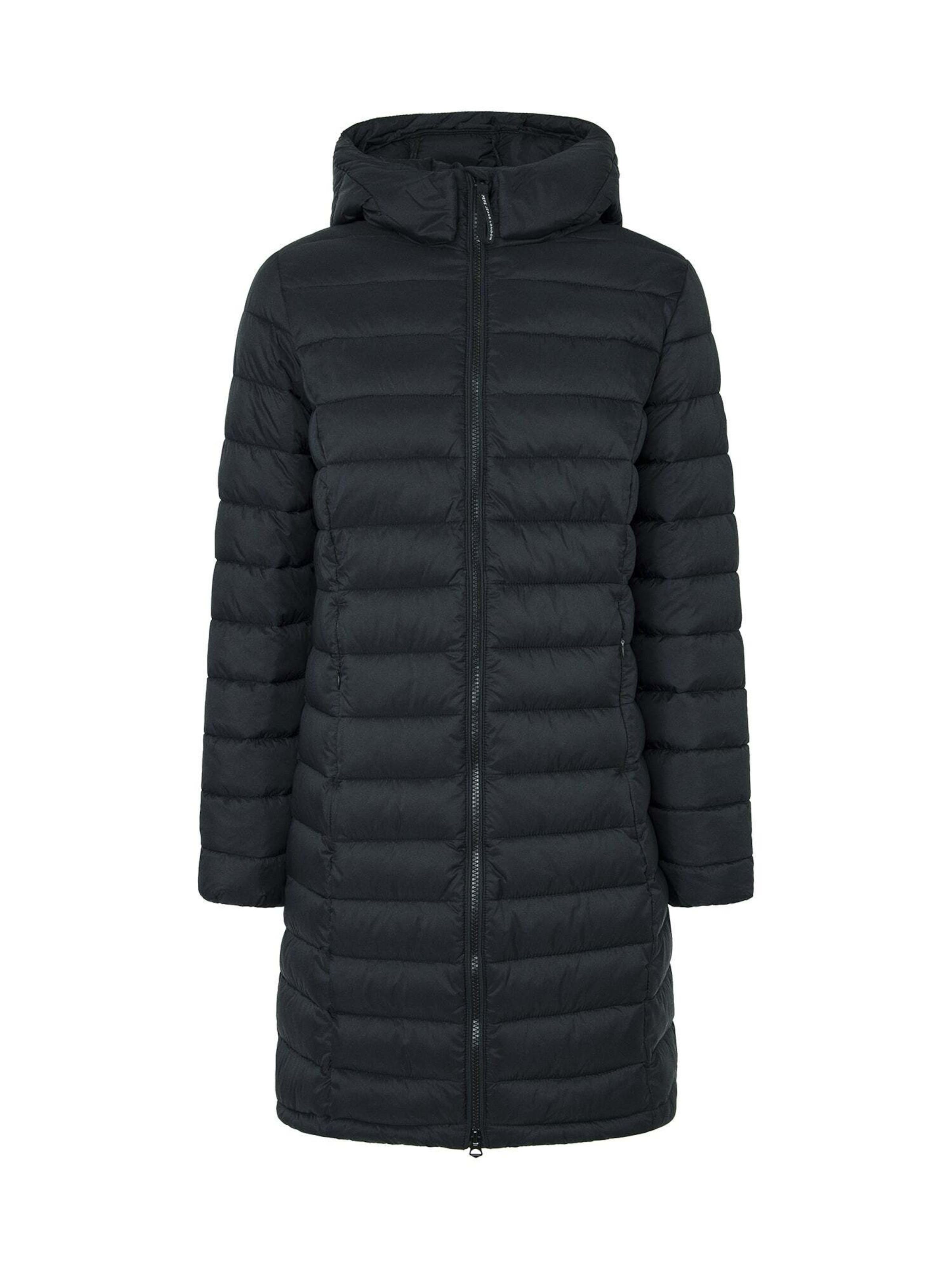 Cappotto invernale 'Ammy' di Pepe Jeans in nero: frontale