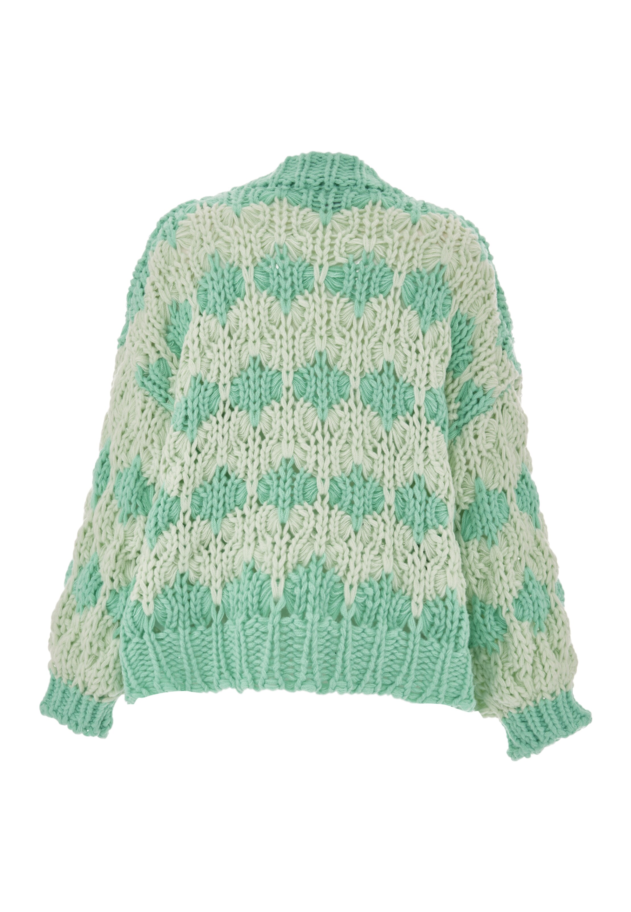 ebeeza Knit Cardigan in Green