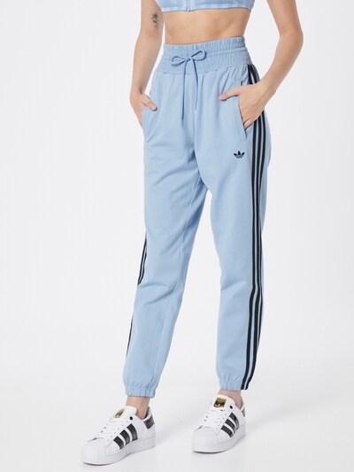 Pantaloni ADIDAS ORIGINALS pe albastru fumuriu / negru, Vizualizare model