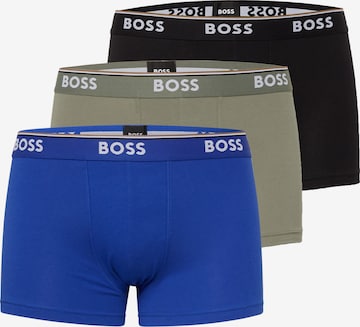BOSS Black - Boxers em azul: frente