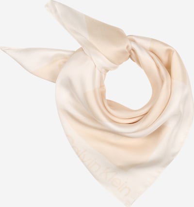 Foulard Calvin Klein di colore sabbia / bianco, Visualizzazione prodotti