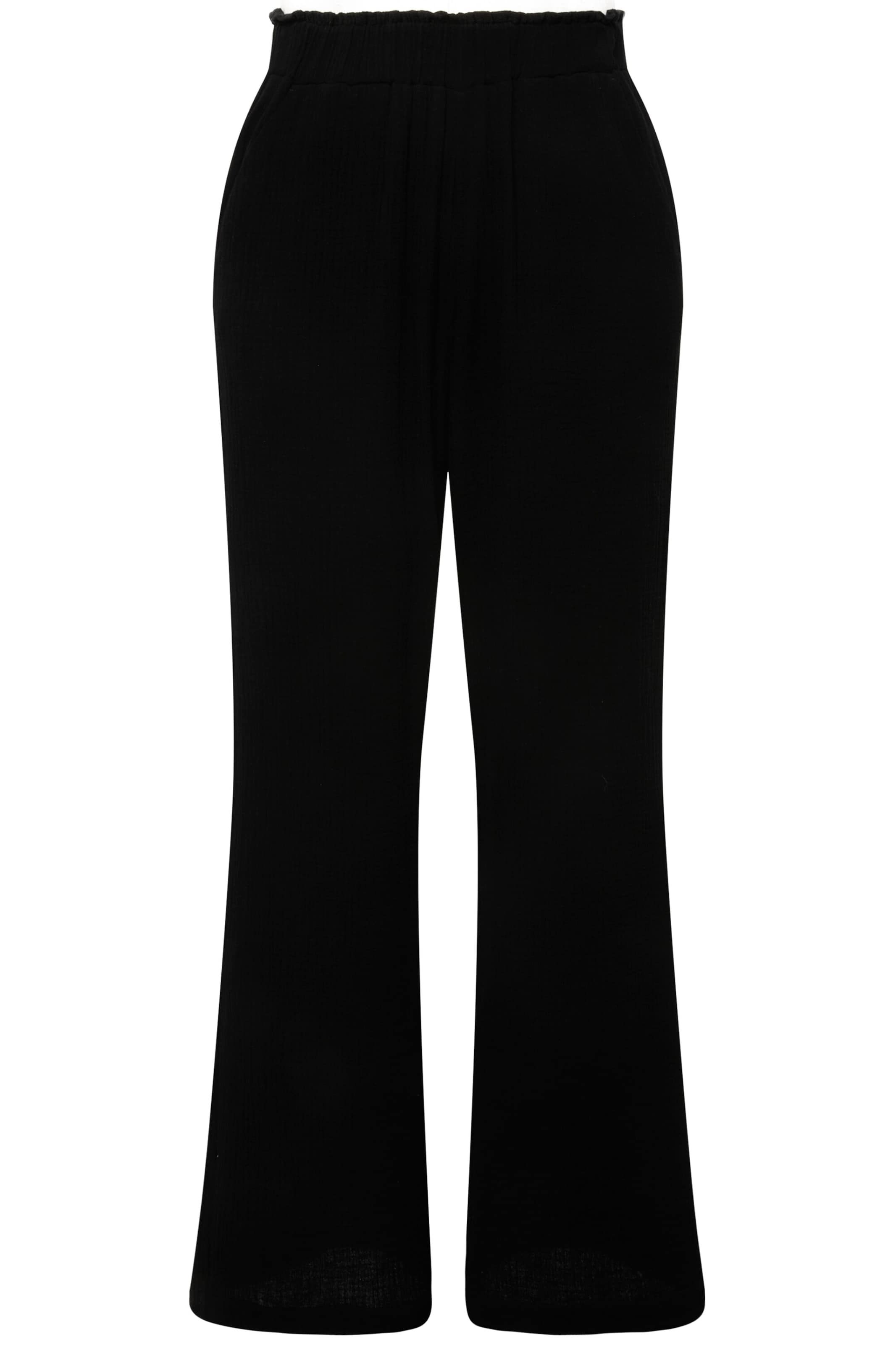 Studio Untold Trousers in Black: front