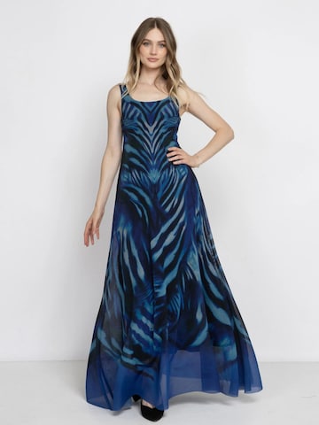 JIORO Kleid 'SHADES OF BLUE'‌‌‌‌‌‌ in Blau