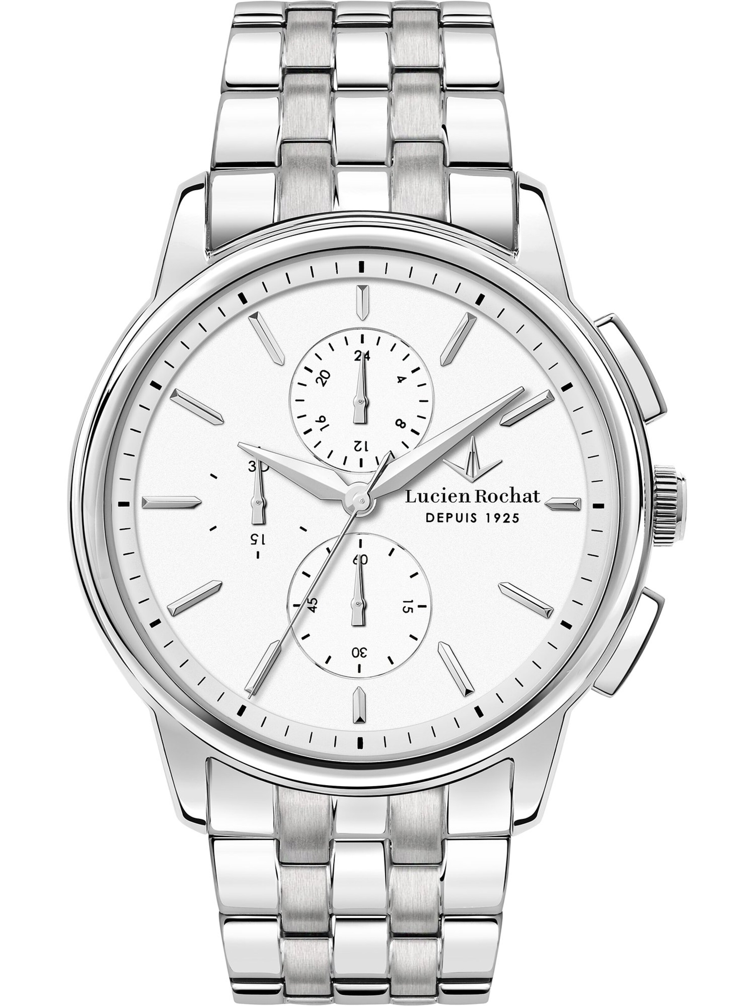 Lucien Rochat Analog Watch in Silver: front