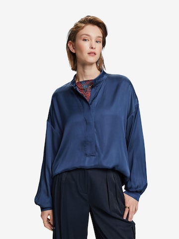 ESPRIT Blouse in Blauw: voorkant