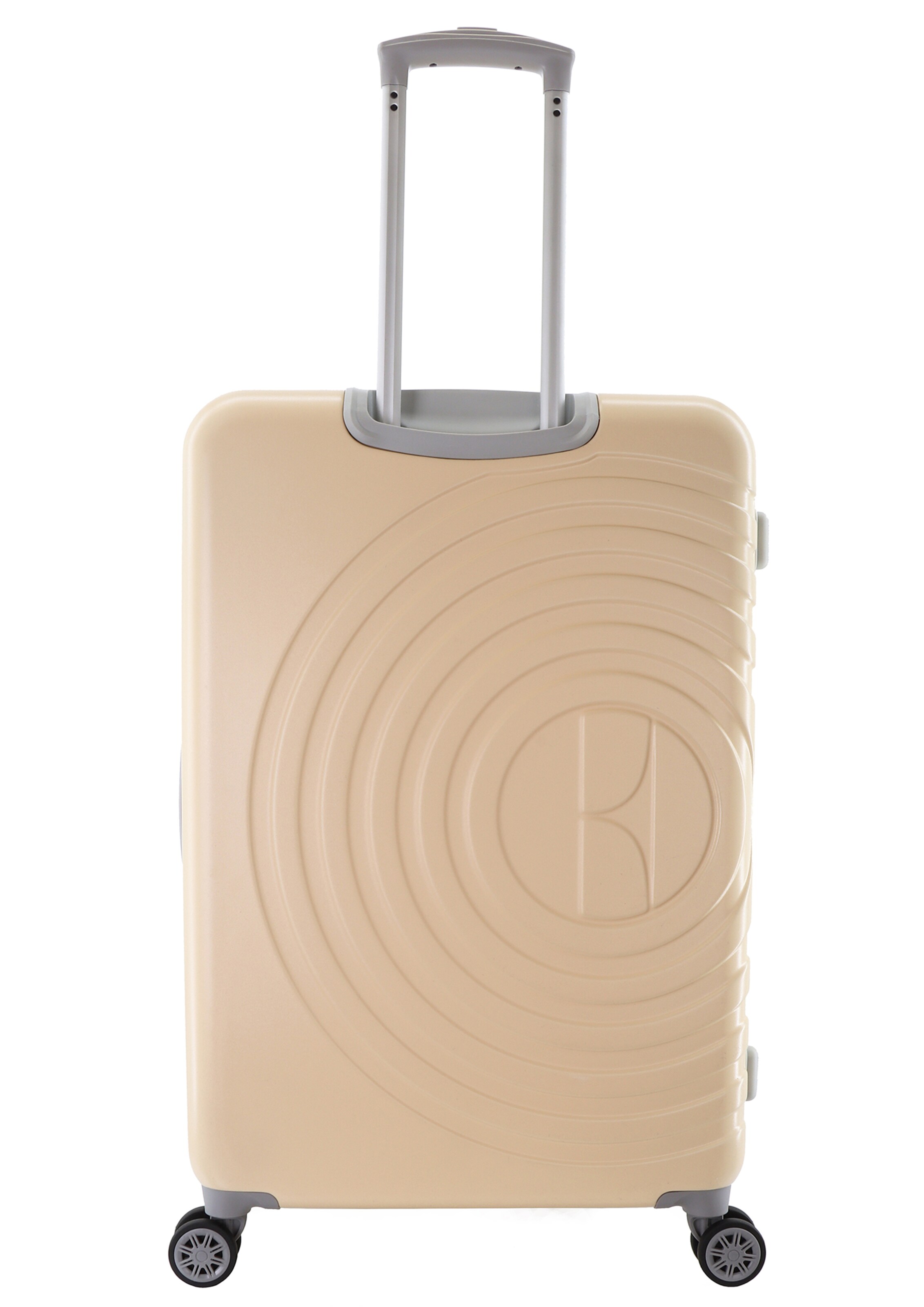 ELLE Suitcase 'Debossed' in Beige