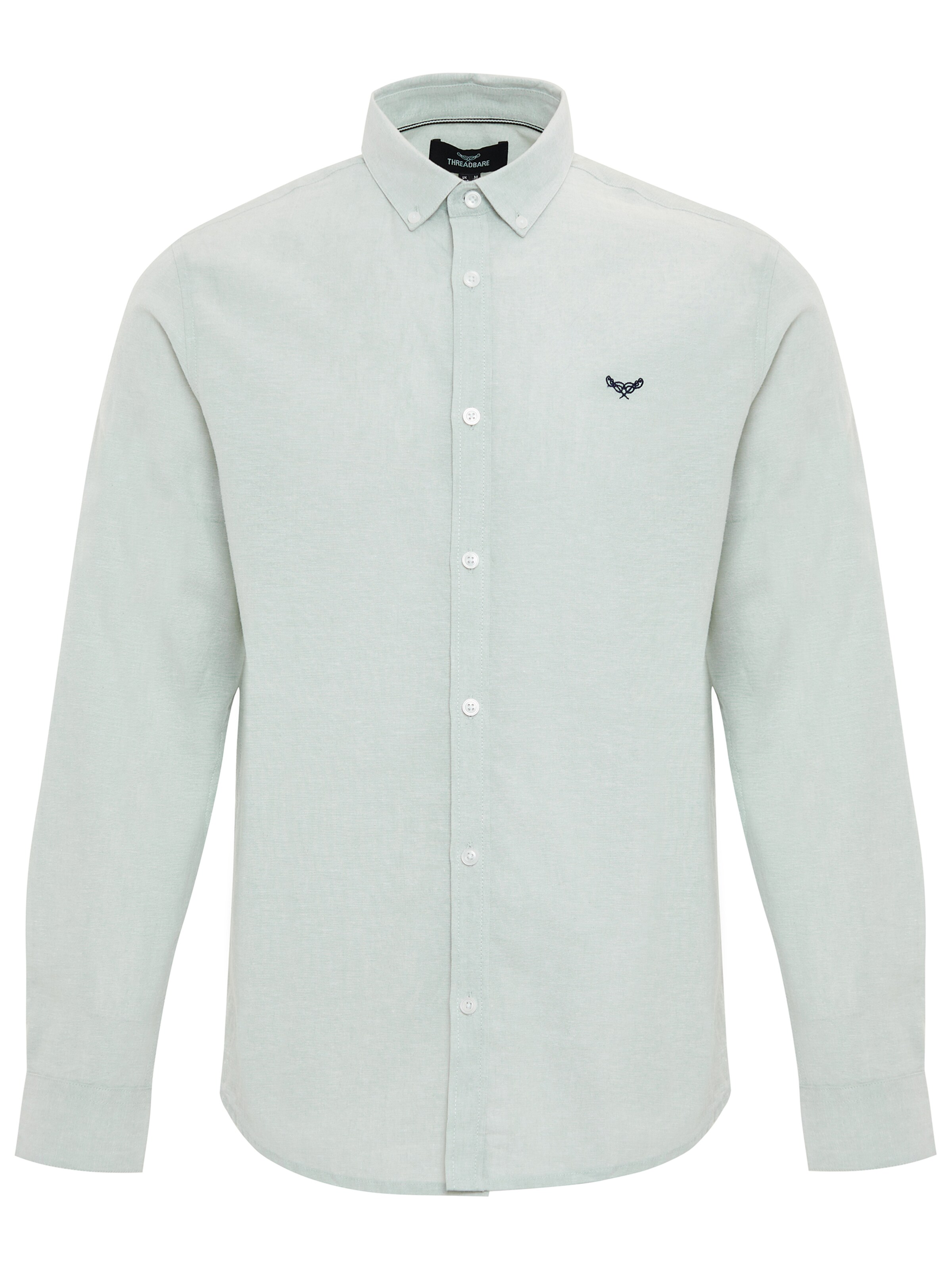 Threadbare Hemd 'Bale' in Grün: Vorderseite