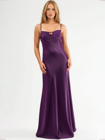 Hiccup Evening Dress in Purple