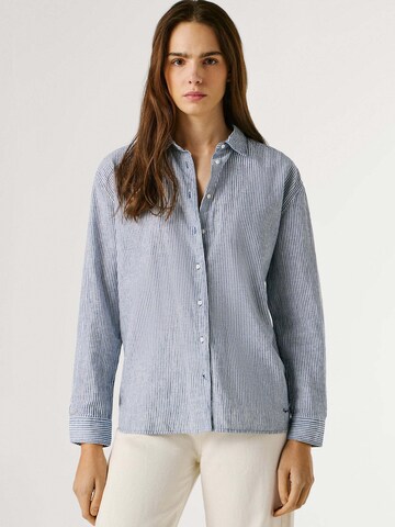 Pepe Jeans Blouse 'BERNANY' in Blauw: voorkant