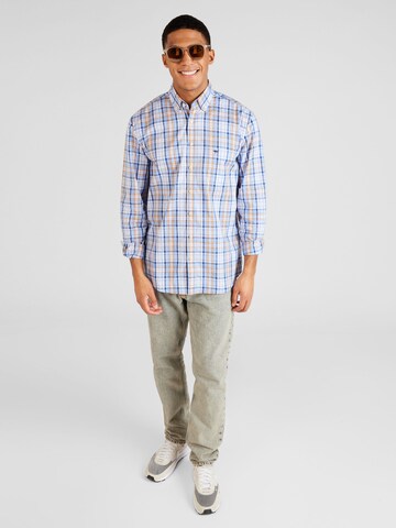 FYNCH-HATTON Regular fit Button Up Shirt in Blue