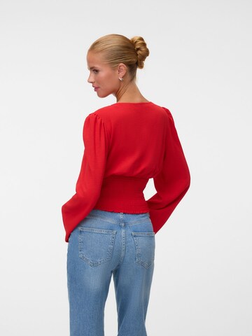 VERO MODA Top 'LISBETH' in Rood