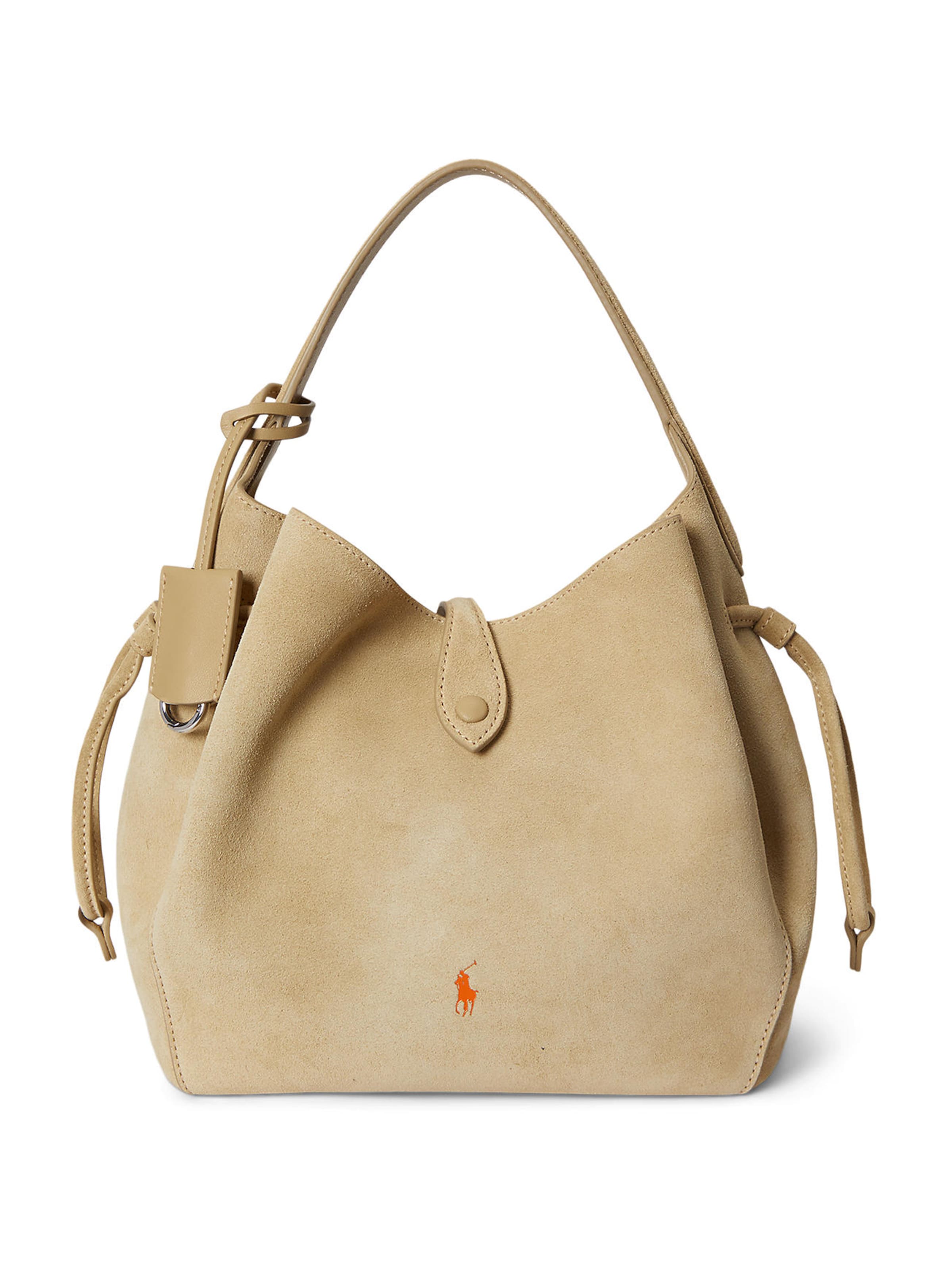 Polo Ralph Lauren Sac bandoulière en camel, Vue avec produit