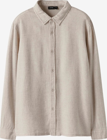 Fit confort Chemise NAME IT en beige : devant