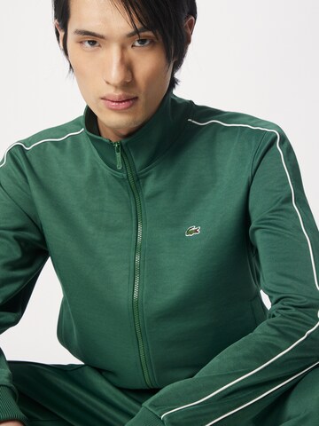 LACOSTE Sweatjacke in Grün