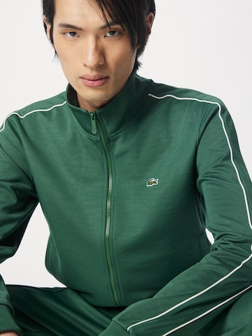 LACOSTE Sweatjacke in Grün