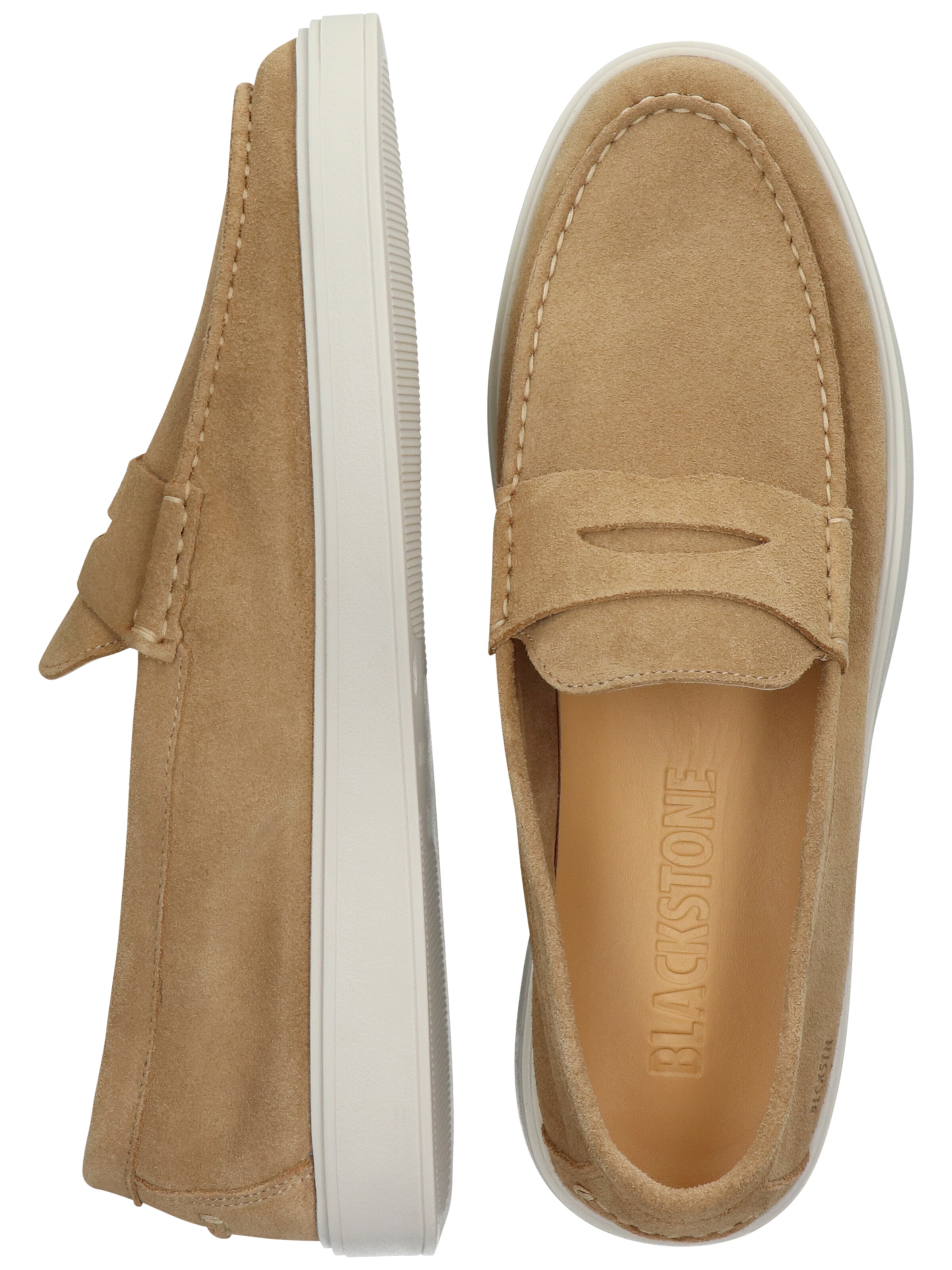 BLACKSTONE - Mocasines 'Zuko Enzo DG370' en beige