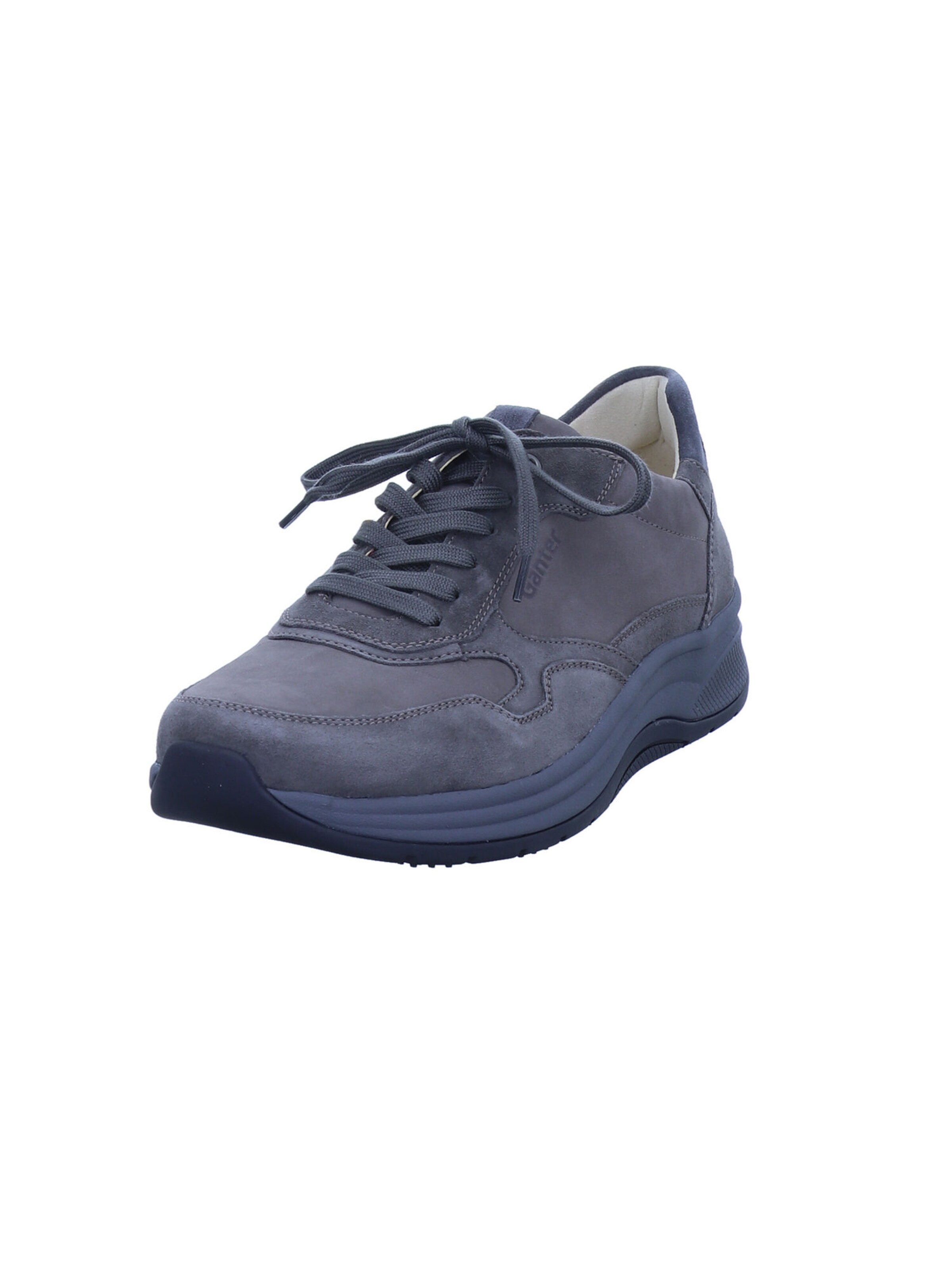 Ganter Lace-Up Shoes 'High Flyer' in Grey: front