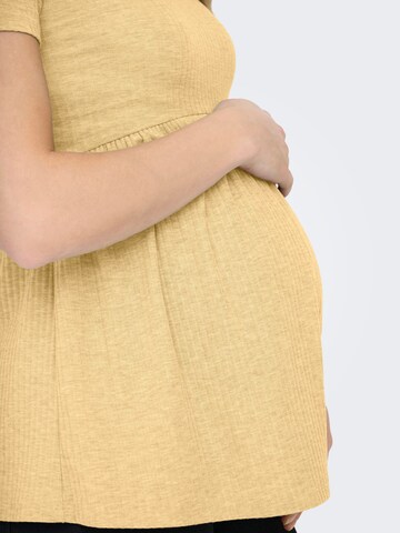 Only Maternity - Camiseta 'MALAYA' en amarillo