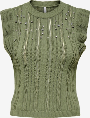 ONLY Sweater 'ONLNew Tulle' in Green: front