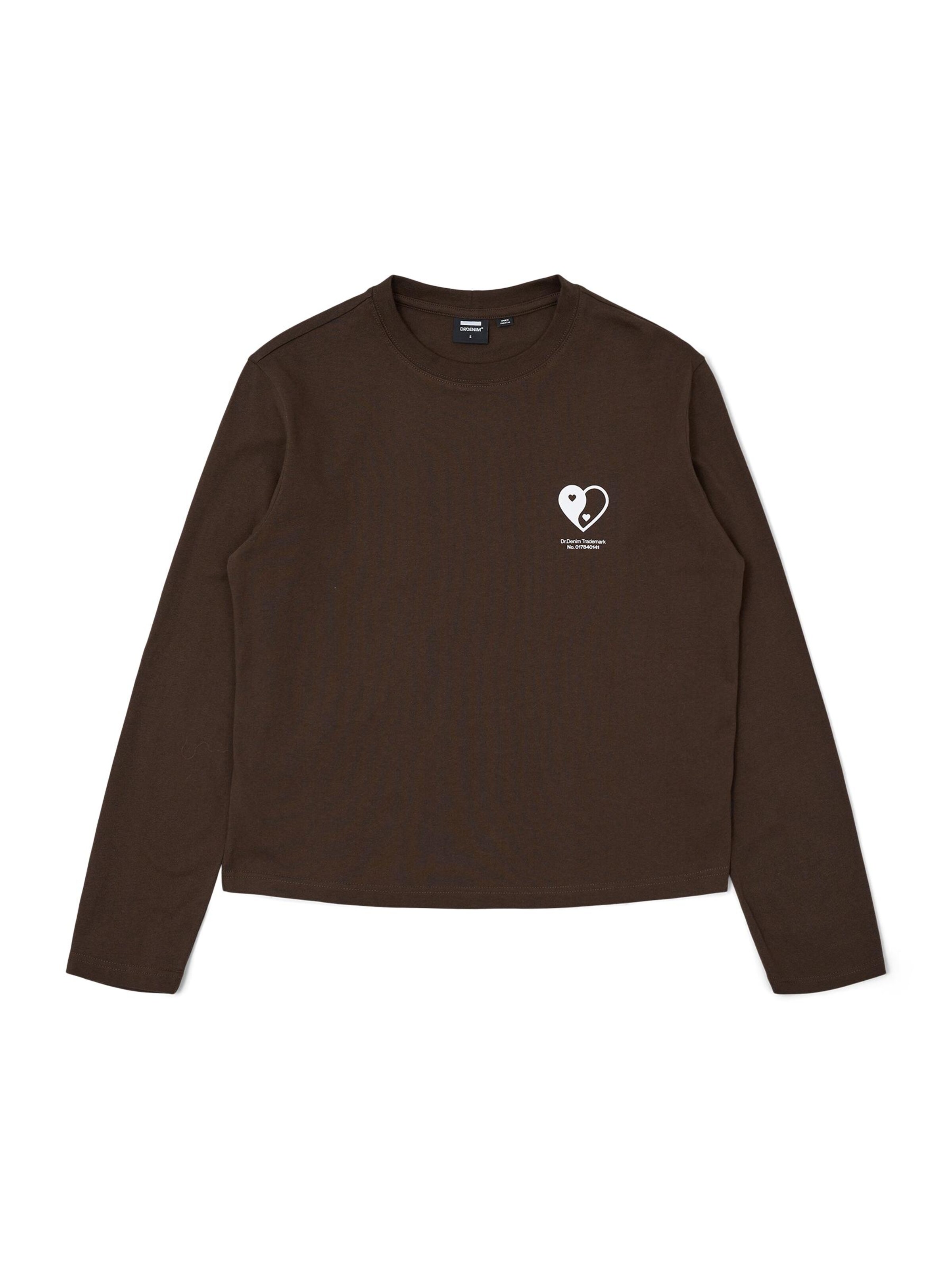 Dr. Denim Shirt 'Kath' in Bruin: voorkant