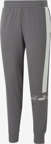 PUMA Workout Pants in Grey: front