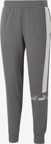 Pantalon de sport PUMA en gris : devant